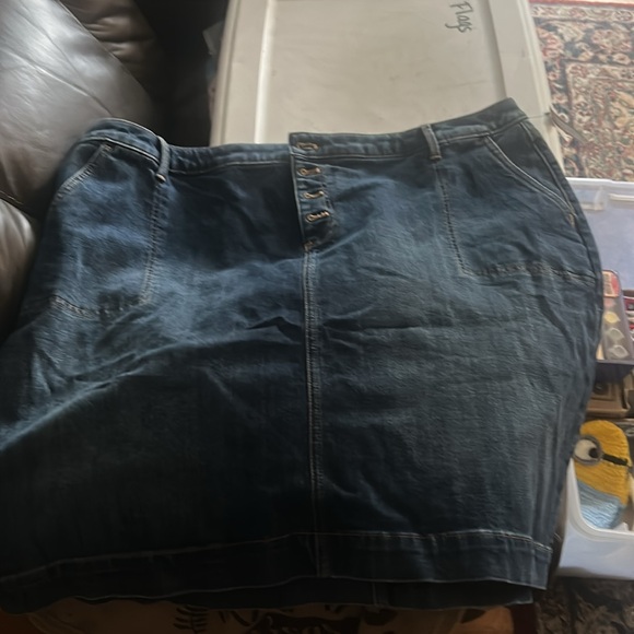 Talbots denim skirt - Picture 5 of 6